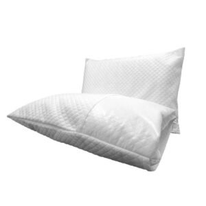 Protector Funda de Almohada Rombos 90x50 Blanco