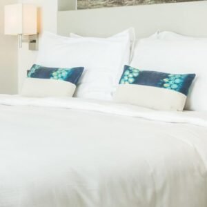 Cover Duvet Satin T-300 Algodón 100% 2 ½ Plazas Blanco