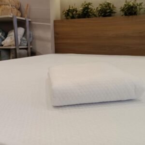 Protector de Colchon Rombos 2 Plazas Blanco