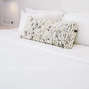 Sabana Satin 300 Hilos 100% Algodón 2 ½ Plazas Blanco